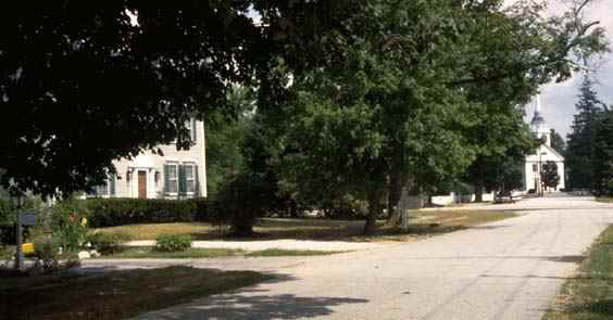 Looking towards the Congregational Church on Church Street